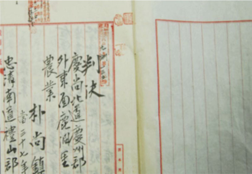 1920년 박상진 의사의 형판결문 1920년 박상진 의사의 형판결문