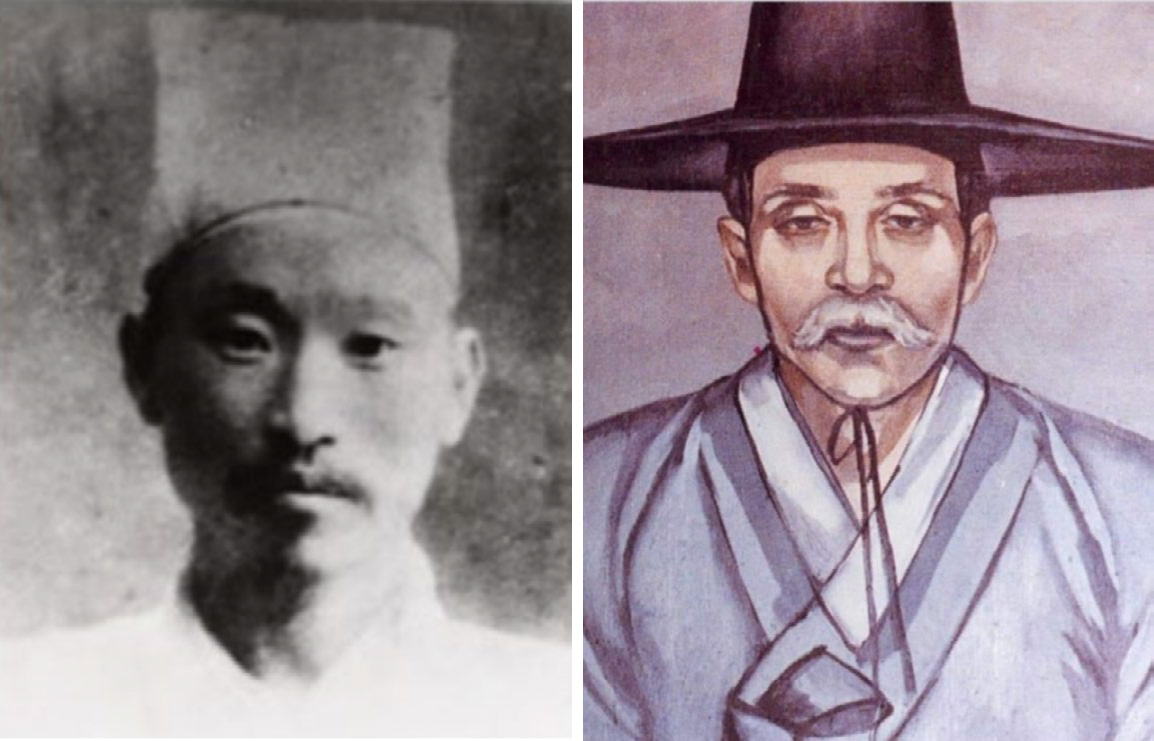 13도 창의군 총대장 이인영 선생(왼쪽)과 군사장 허위 선생 13도 창의군 총대장 이인영 선생(왼쪽)과 군사장 허위 선생